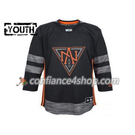 Adidas Maillot de Hockey Amérique du Nord Blank Coupe du monde de hockey sur glace 2016 Noir Premier - Enfant